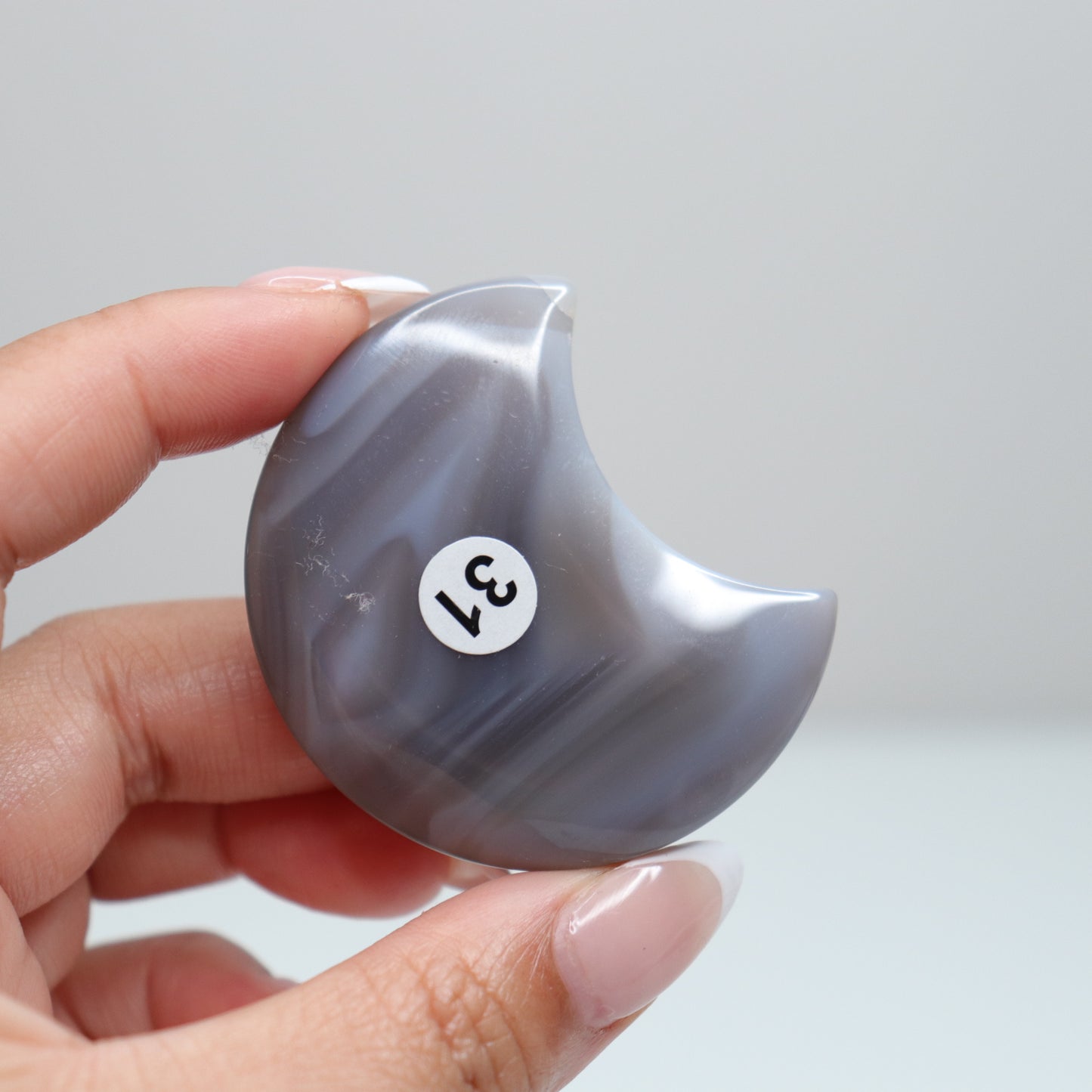 Druzy Agate Moon 31