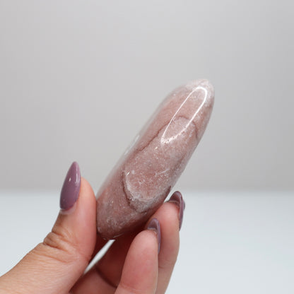 Pink Amethyst Palm Stone | 33
