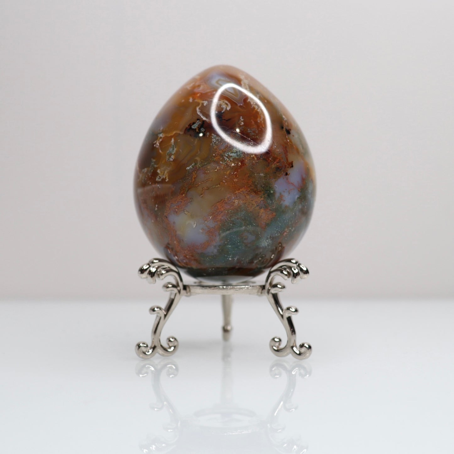 Moss Agate Egg | 24