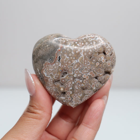Ocean Jasper Heart | D