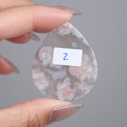 Flower Agate Cab | 6