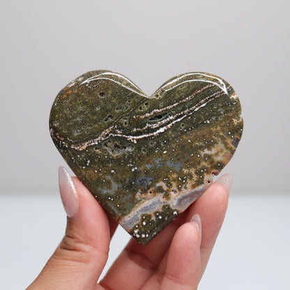 Ocean Jasper Heart | N