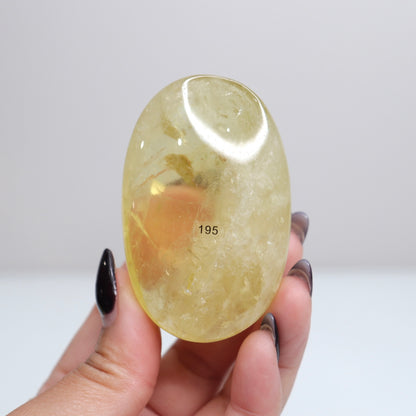 Citrine Palm Stone | 195 HTA