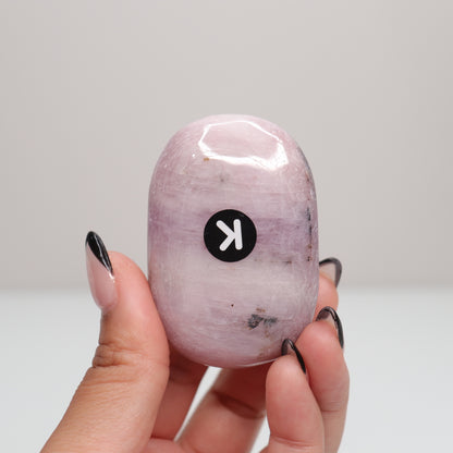 Kunzite Palm Stone | K
