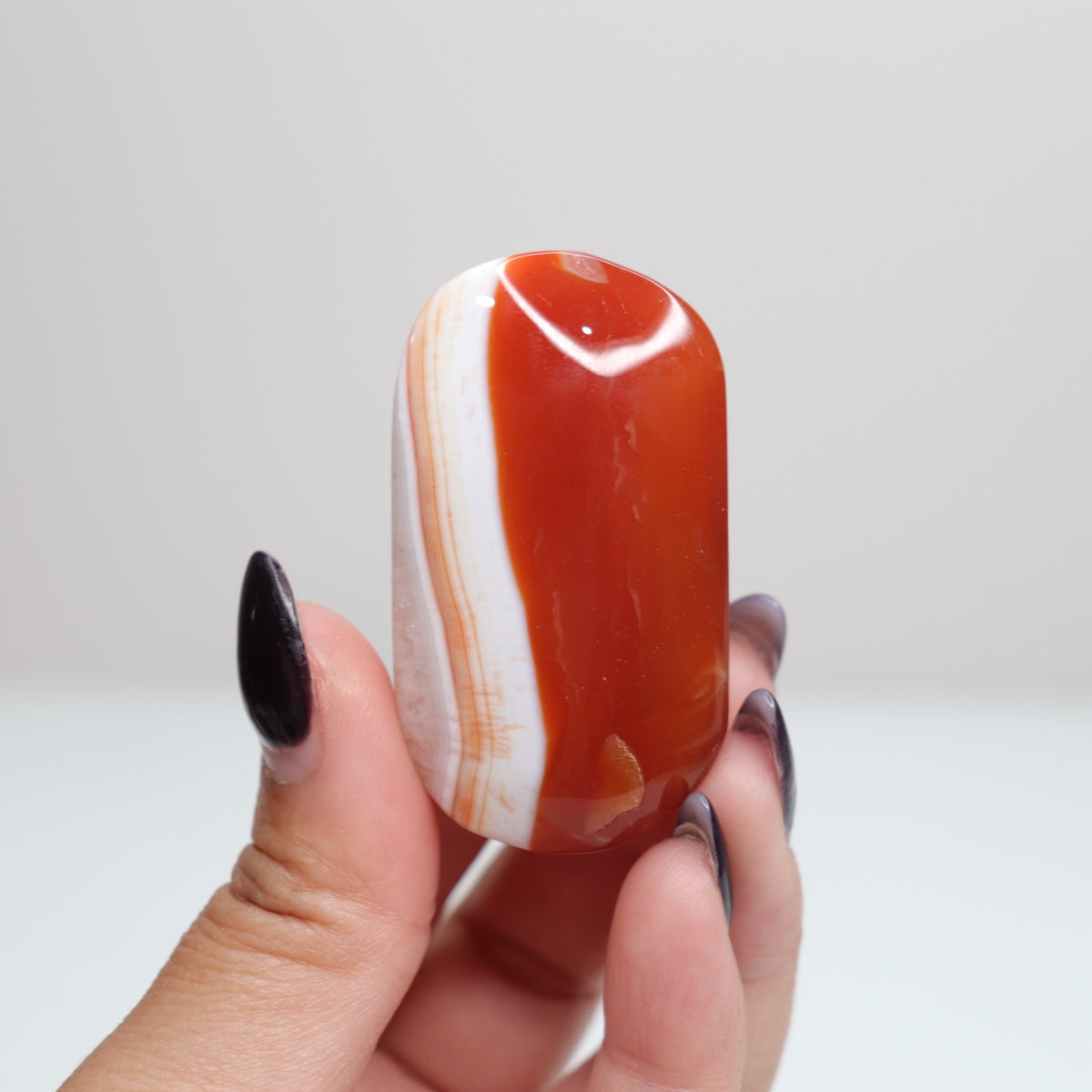 Carnelian Palm Stone | 123