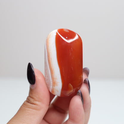 Carnelian Palm Stone | 123