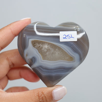 Banded Agate Heart | 5