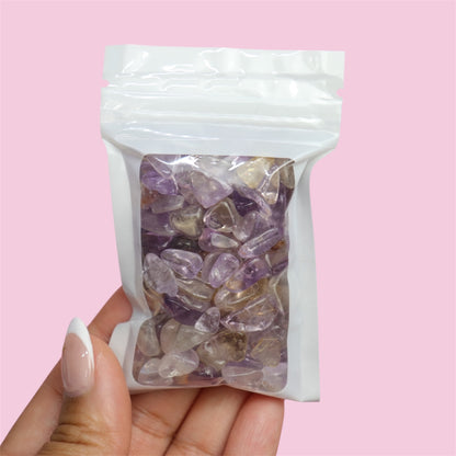 Amethyst & Citrine Chips 60g