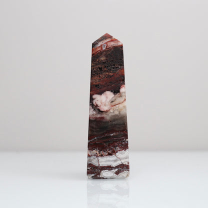 Mexican Lace Agate Tower 120