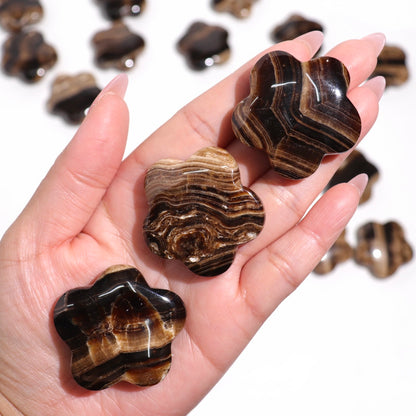 Chocolate Calcite Flowers