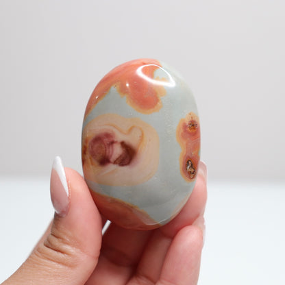 Polychrome Jasper Palm Stone | 6
