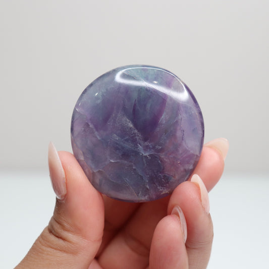 Fluorite Flat Stone | 54