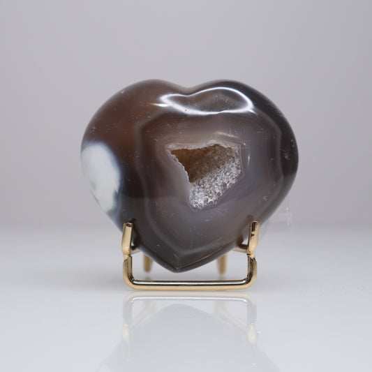 Orca Agate Heart | 2