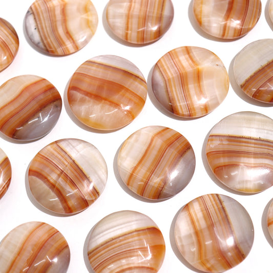 Orange Aragonite Flat Stones