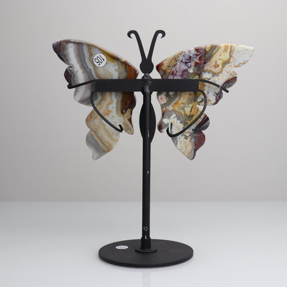 Mexican Lace Agate Butterfly | 1