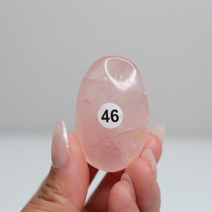 Rose Quartz Palm Stone 46