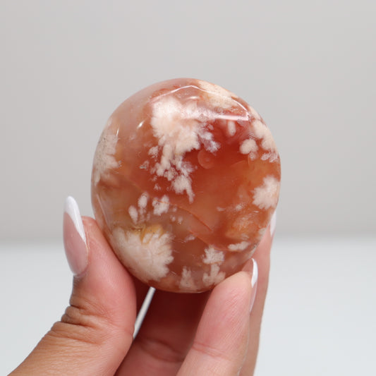 Flower Agate Palm Stone | 5