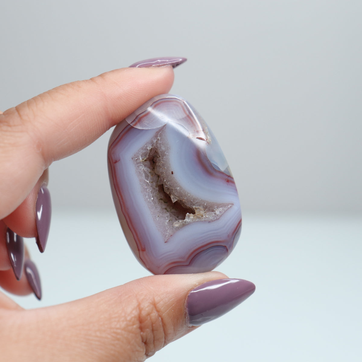 Malawi Agate Palm Stone 005