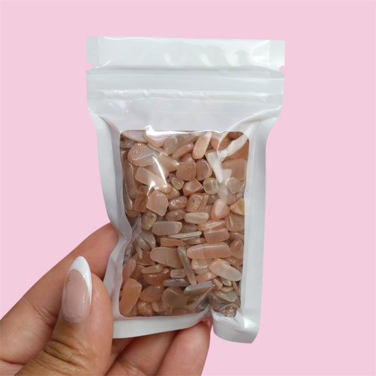 Peach Moonstone Chip 60g
