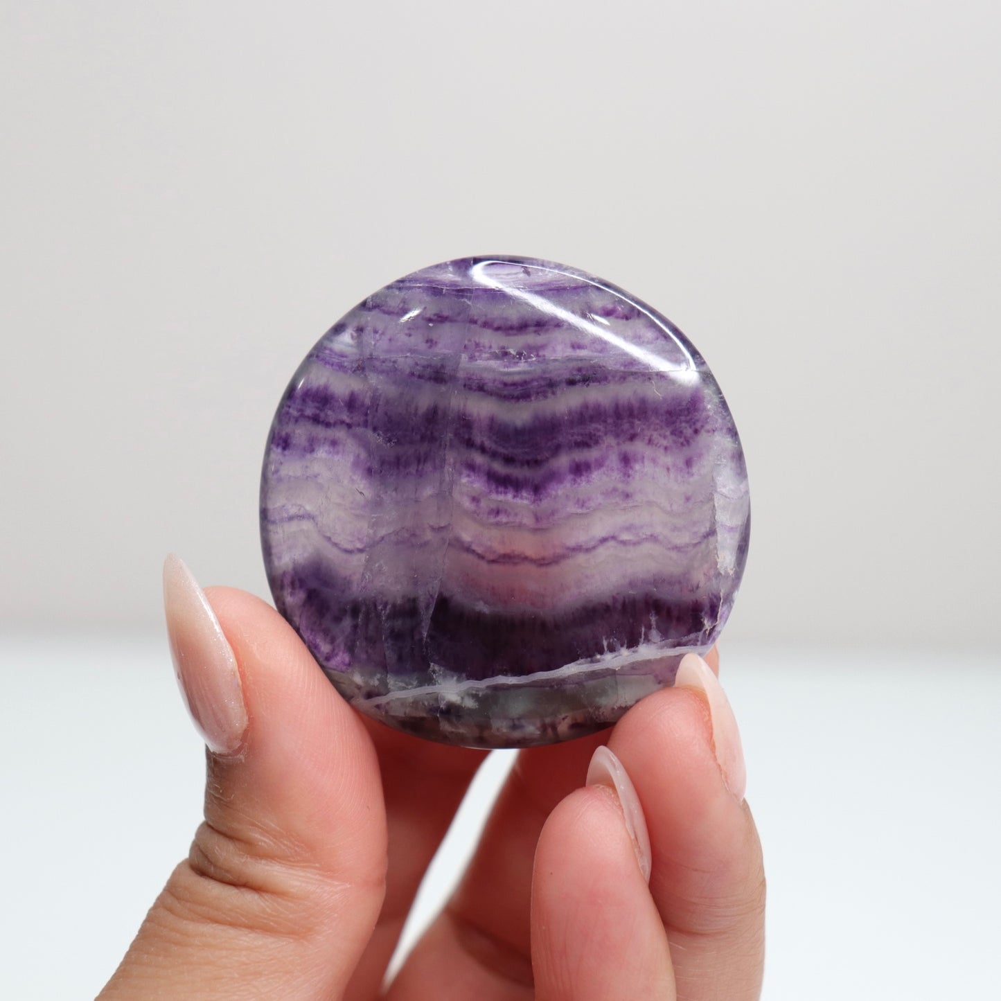 Fluorite Flat Stone | 58