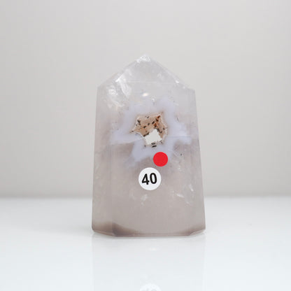 Druzy Agate Tower | 40*