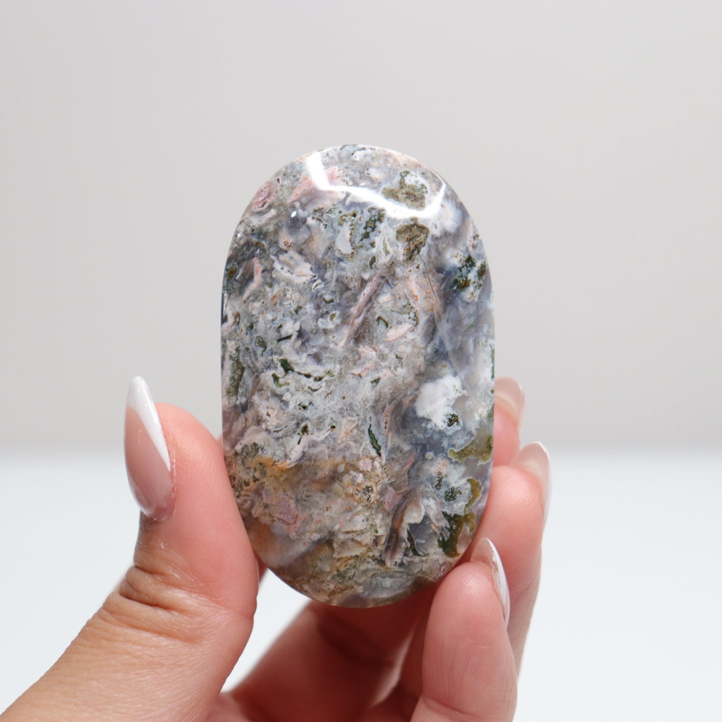 Sea Jasper Palm Stone | 10