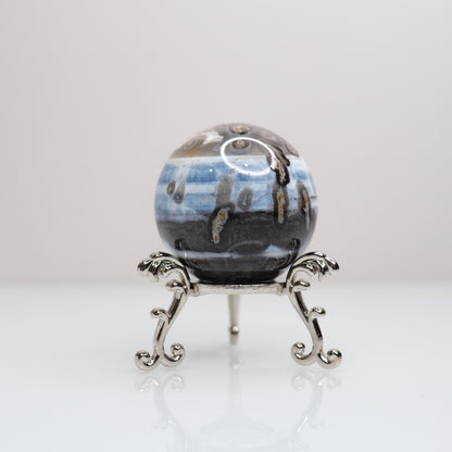 Blue Opal Sphere 2