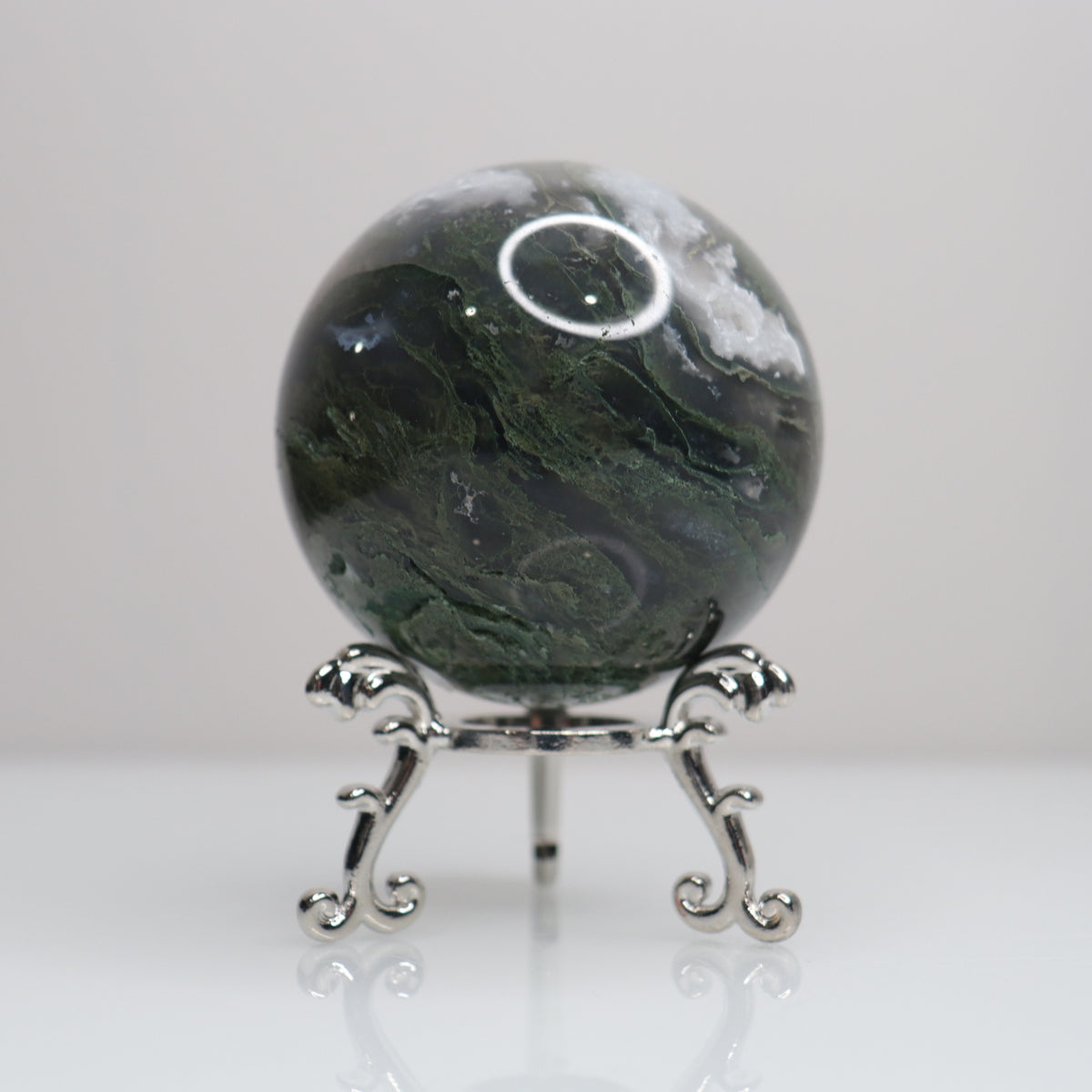 Moss Agate Sphere | 10*