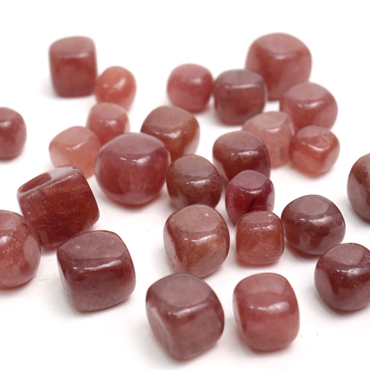 Strawberry Quartz Tumbles