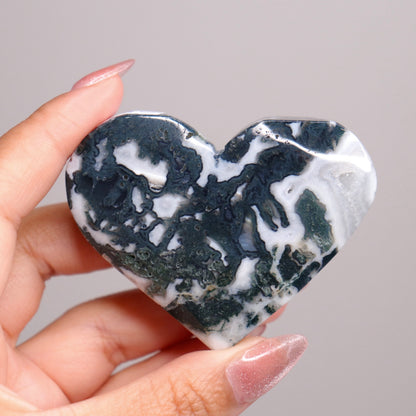 Moss Agate Heart | 30