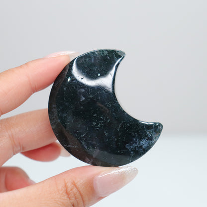 Moss Agate Moon