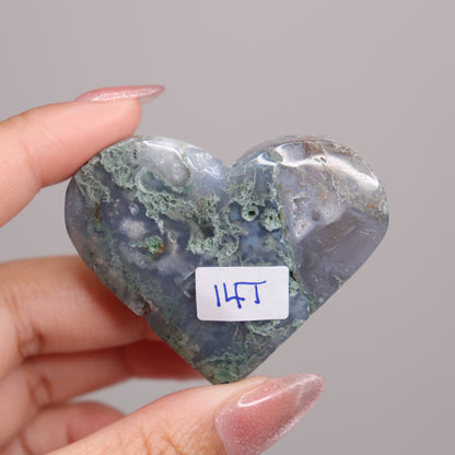 Moss Agate Heart | 5