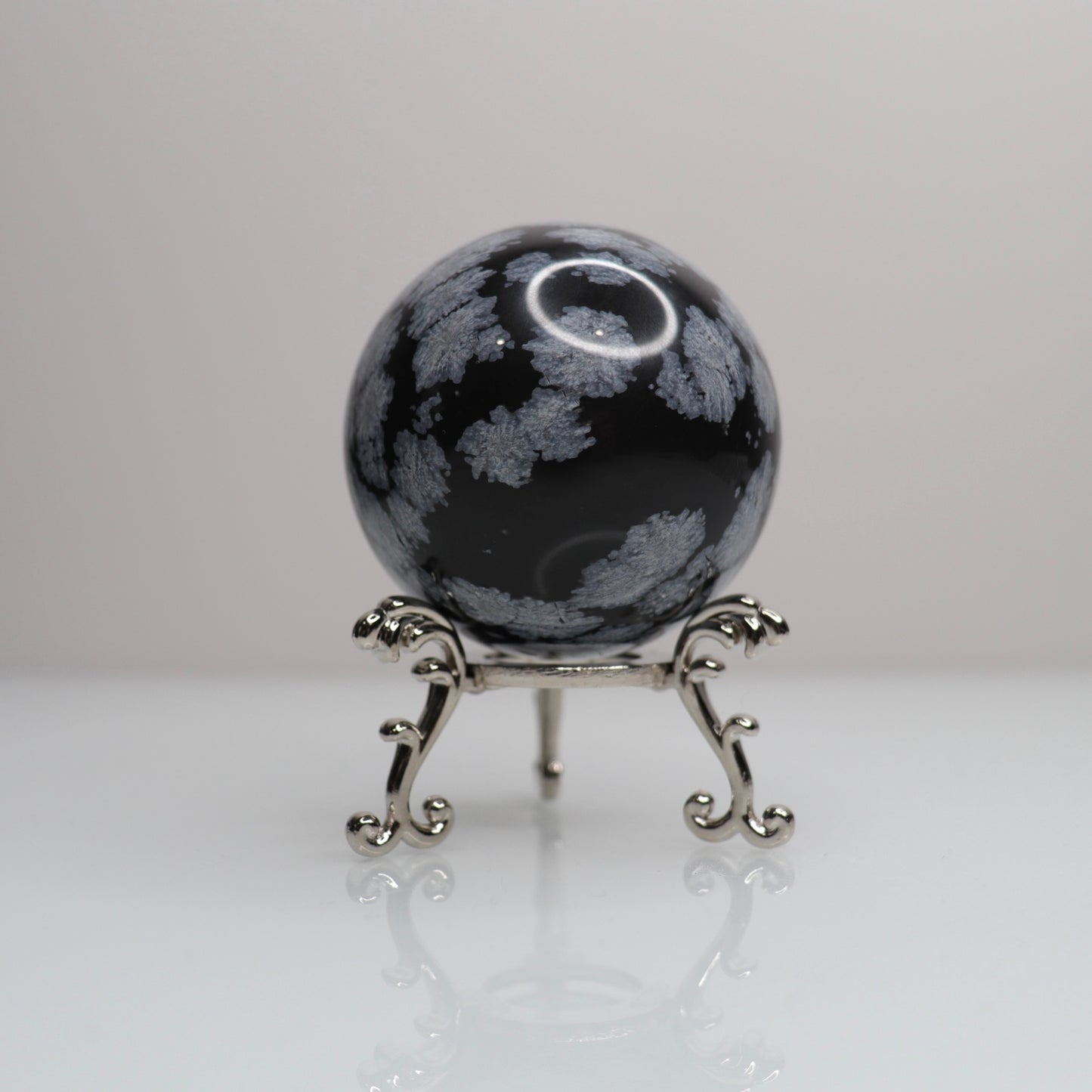 Snowflake Obsidian Sphere | 66