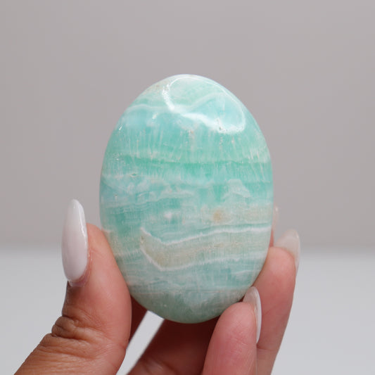 Caribbean Calcite Palm Stone | G