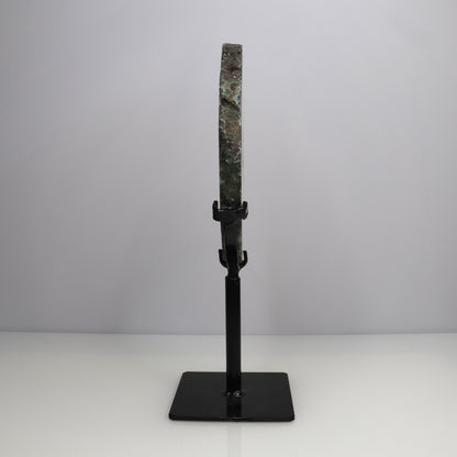 Amethyst Portal w/Green Quartz | Spinning stand