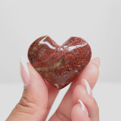 Moss Agate Heart | I