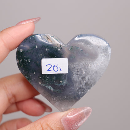 Moss Agate Heart | 23