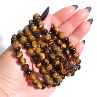 Tiger Eye Bracelets | 6.5-8mm