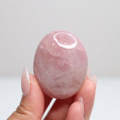 Rose Quartz Palm Stone 54
