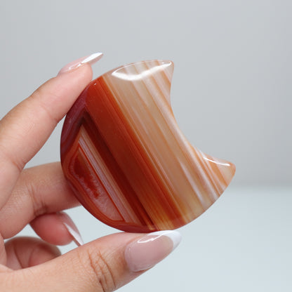 Carnelian Agate Moon 33