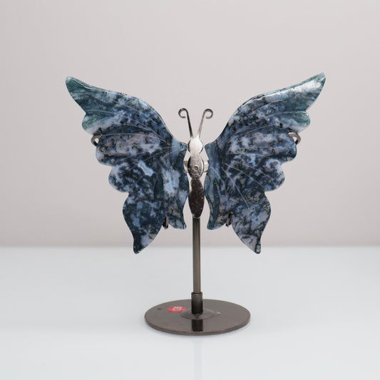 Moss Agate Butterfly | 126