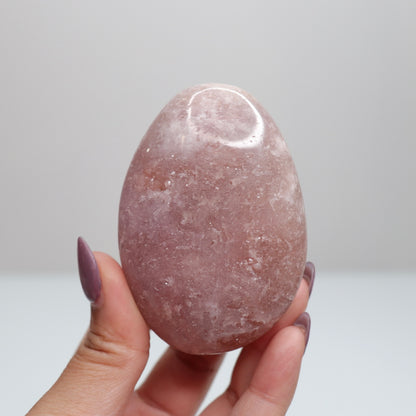 Pink Amethyst Palm Stone | 48