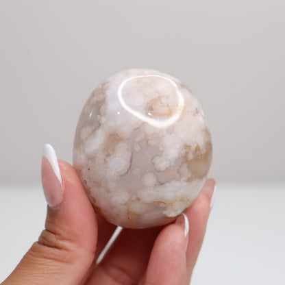 Flower Agate Palm Stone | 2