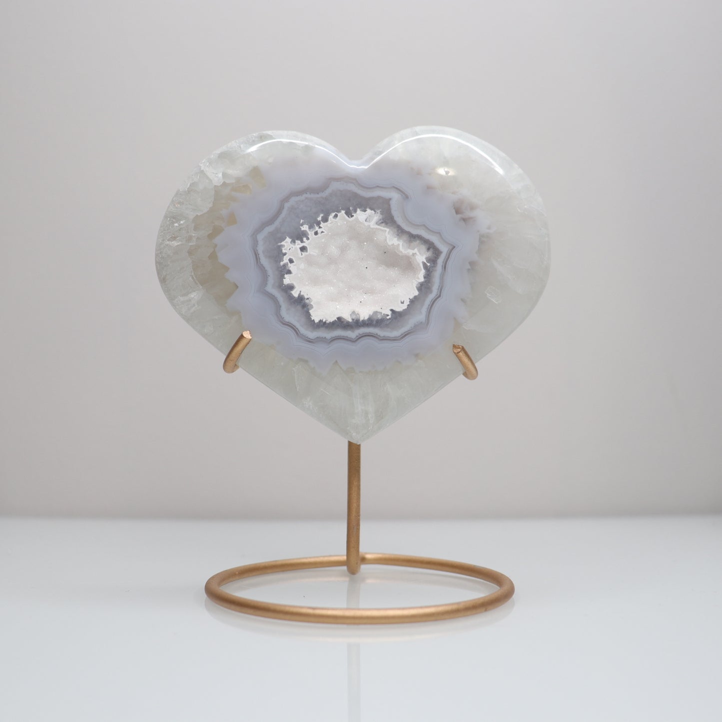Druzy Agate Heart | B