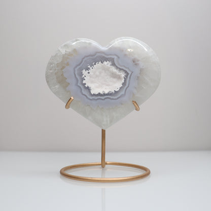 Druzy Agate Heart | B