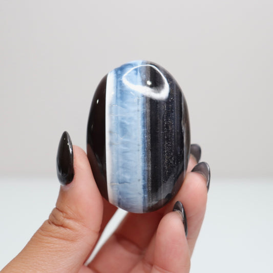 Blue Opal Palm Stone 35