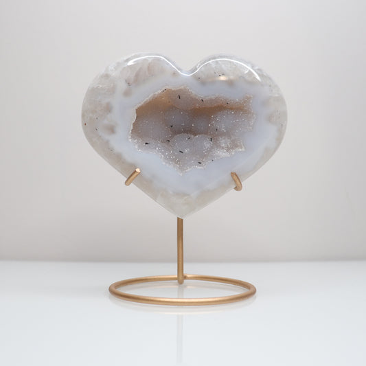 Druzy Agate Heart | A