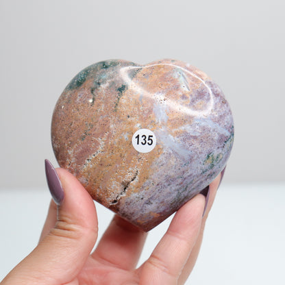 Ocean Jasper Heart 135