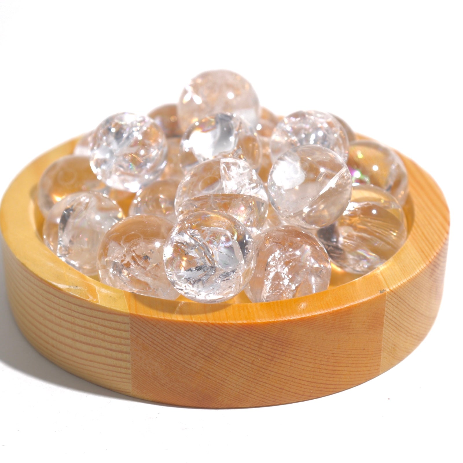 Clear Quartz Mini Spheres – SOLËIL CRYSTALS