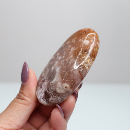Pink Amethyst Palm Stone | 44